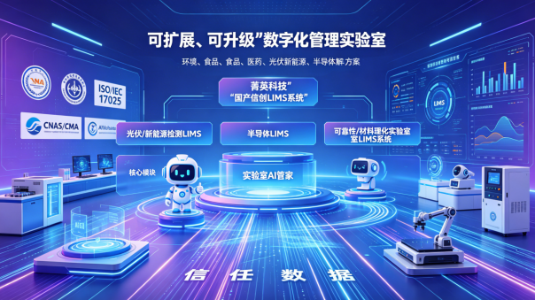 数据铸信任，智能赋未来，菁英LIMS为综合第三方检测机构赋能